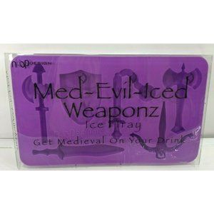 NuOP Design Med-Evil Iced Weaponz Ice Cube Tray- DISCONTINUED NEW!